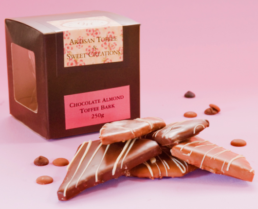 Geraldton Hill Chocolate Almond Toffee Bark Box