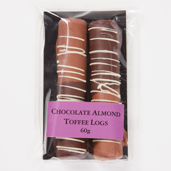Geraldton Hill Chocolate Almond Toffee Logs