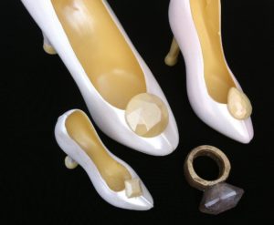 Geraldton Hill white bridal shoe