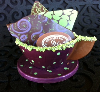 purple lime cup saucer purple lime cup saucer